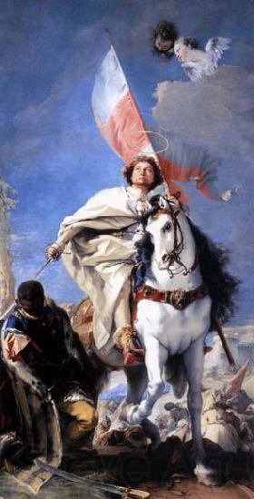 Giambattista Tiepolo St James the Greater Conquering the Moors Norge oil painting art